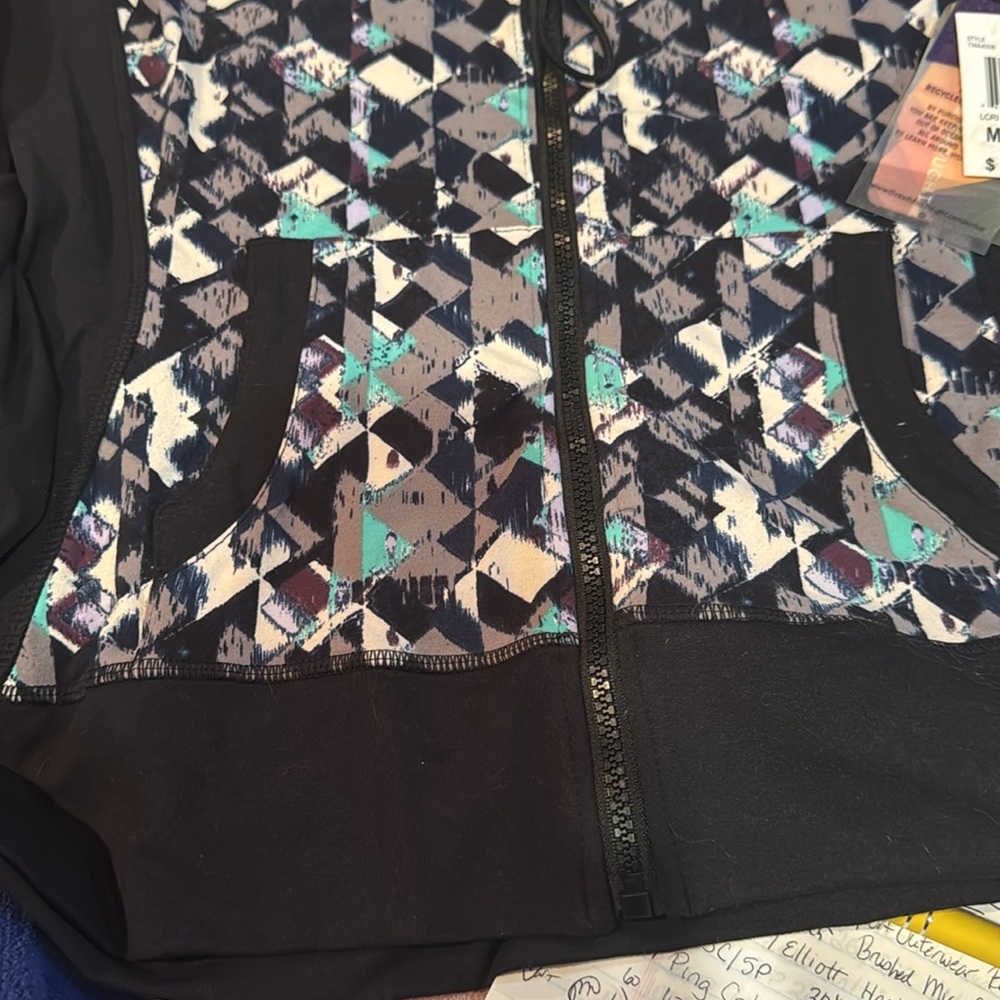 NWT THREAD 4 THOUGHT Women’s Full LORI Zip Jacket Sz M w/ Thumbholes Z49 - Picture 6 of 9